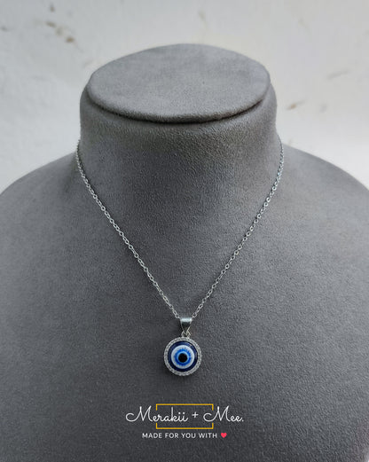 Bleu Evil Eye Necklace