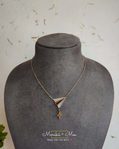 Paper Plane Necklace