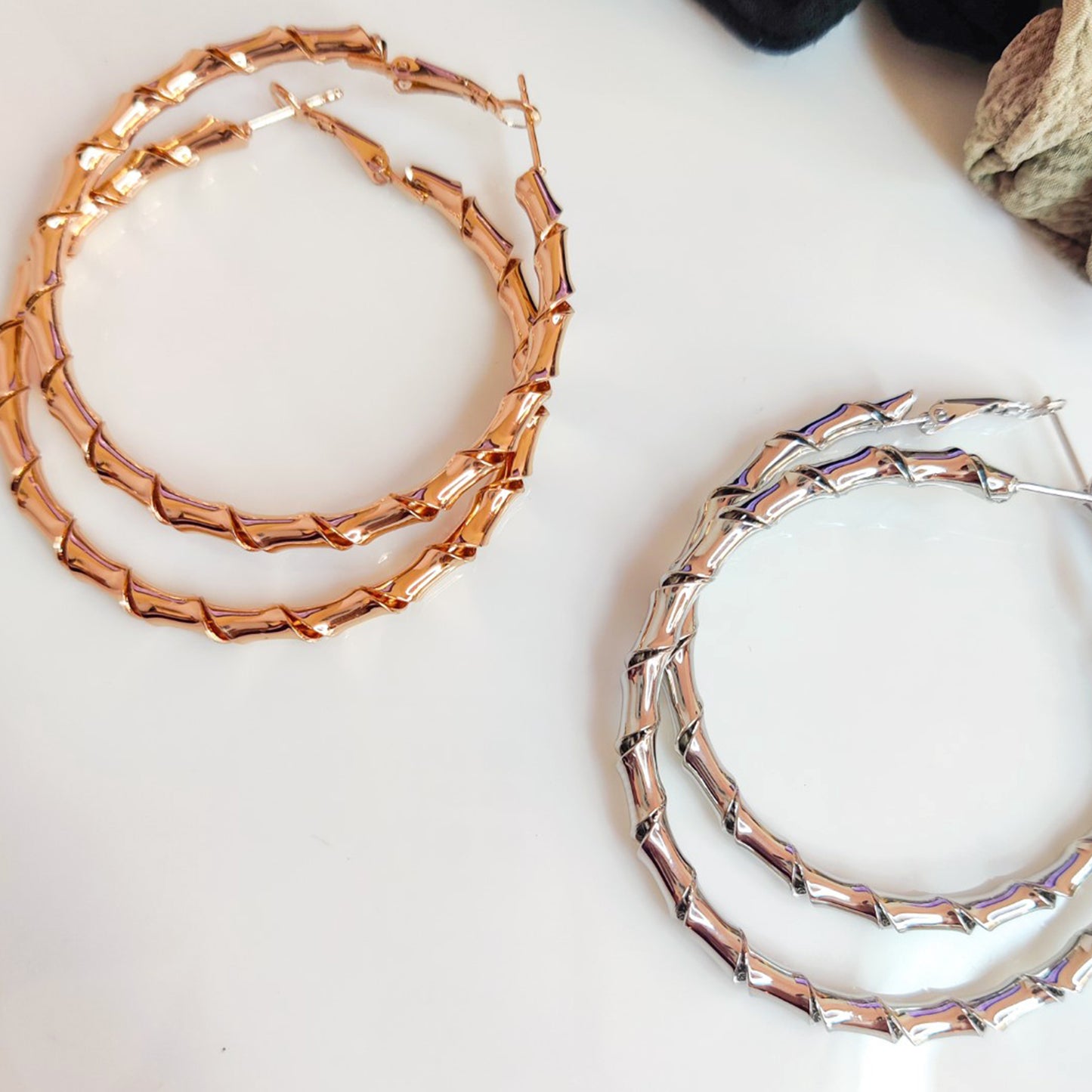 Curled Ribbon Hoops
