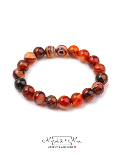 Red Sardonyx Agate Bracelet