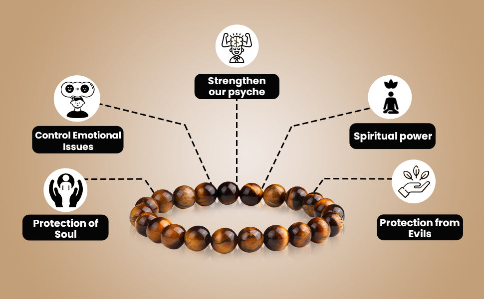 Tiger Eye Natural Stone Bracelet