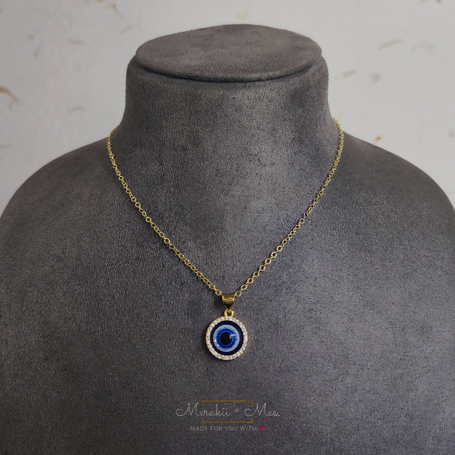 Bleu Evil Eye Necklace