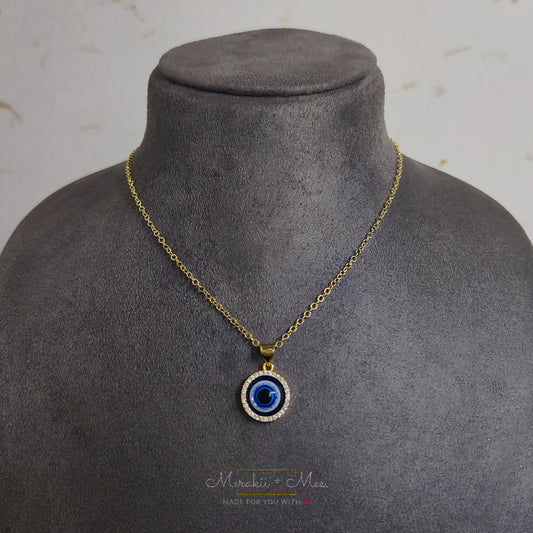 Bleu Evil Eye Necklace