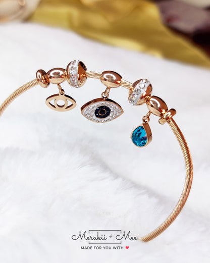 Evil Eye Chain Bracelet/Kada