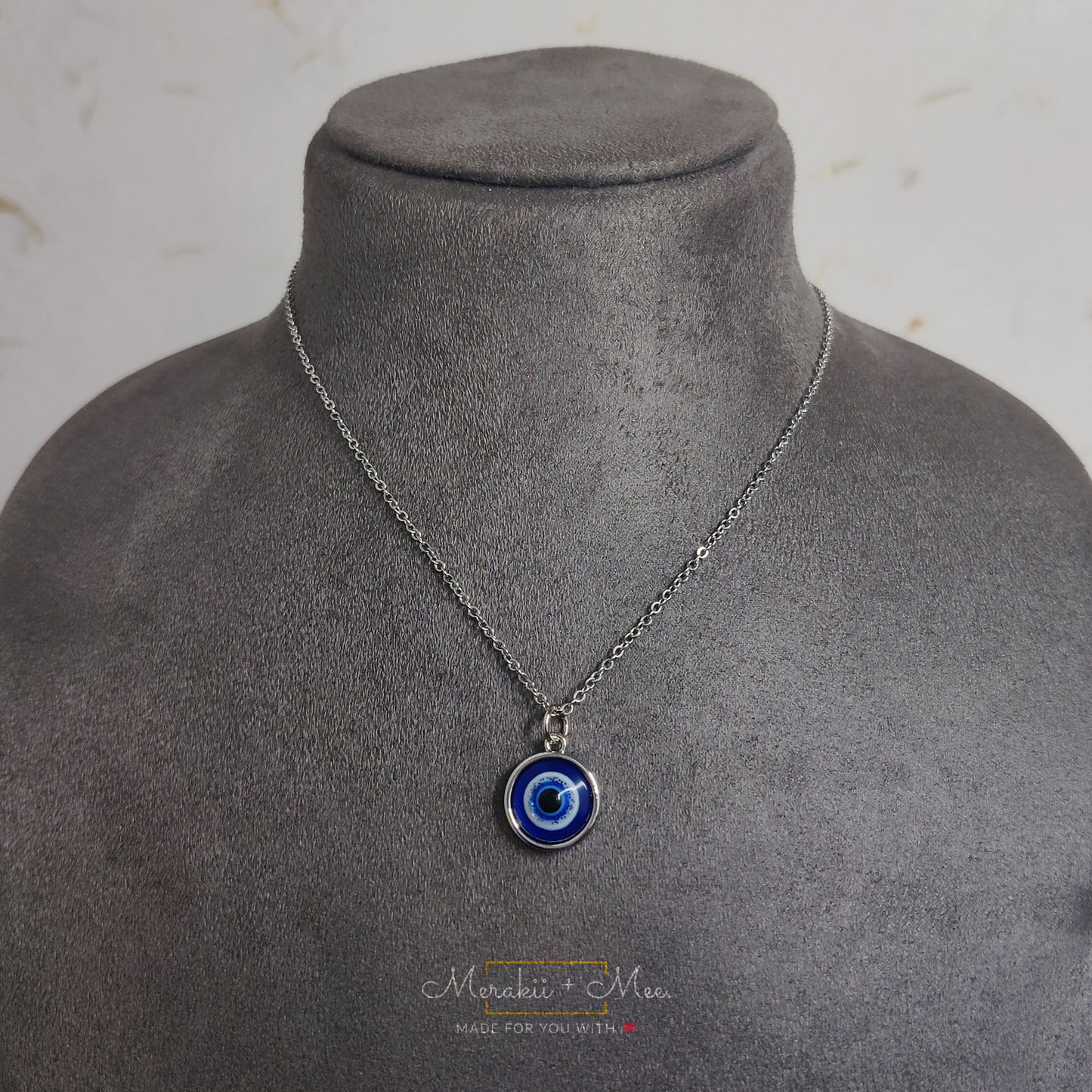 Bold Bleu Evil Eye Necklace