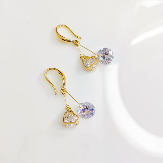 Elegant Korean Drop Earrings