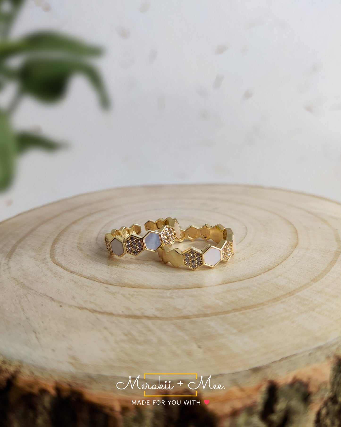 Honey Comb Hexa Ring