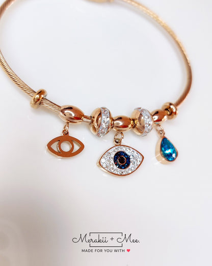 Evil Eye Chain Bracelet/Kada