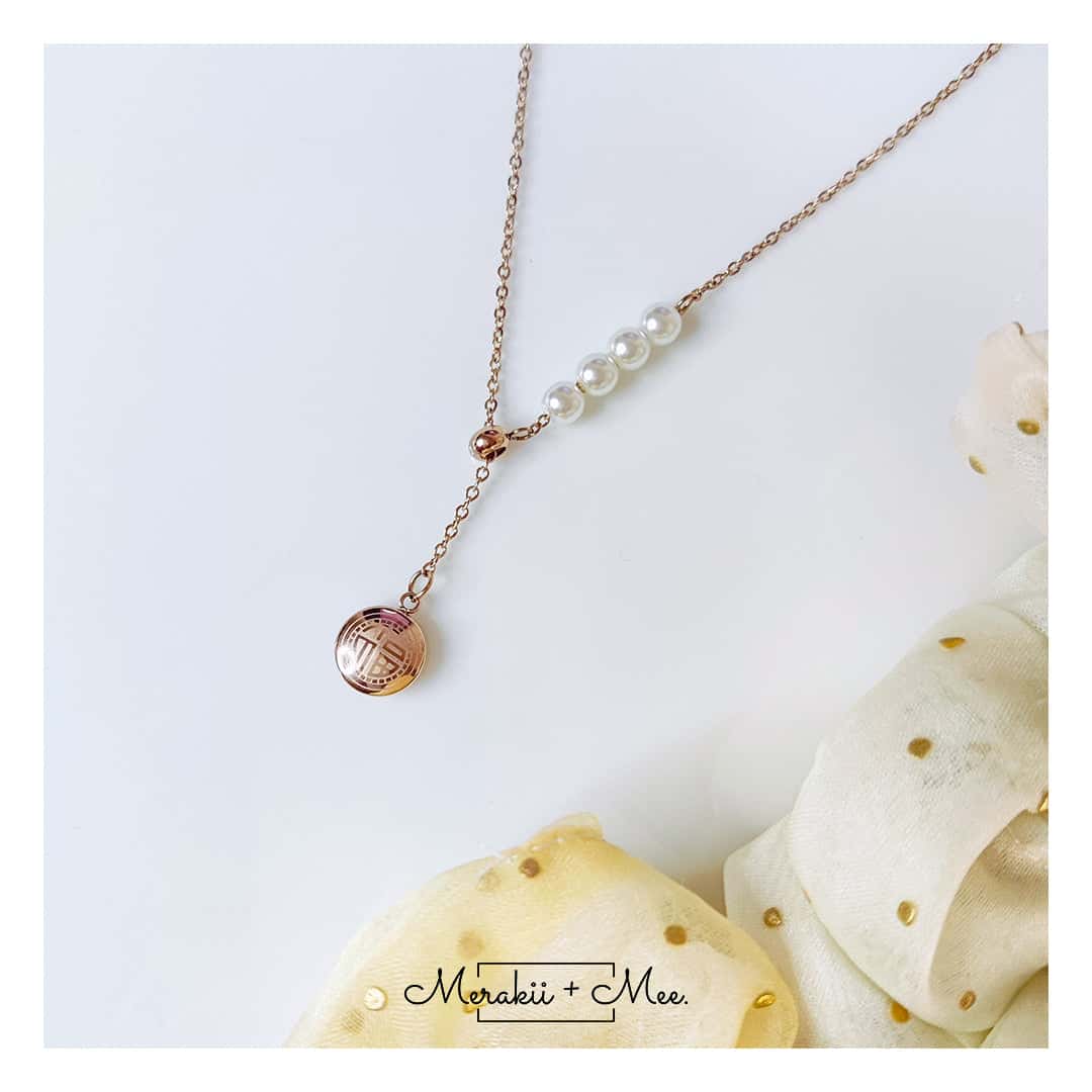4 Pearl Dangler Necklace