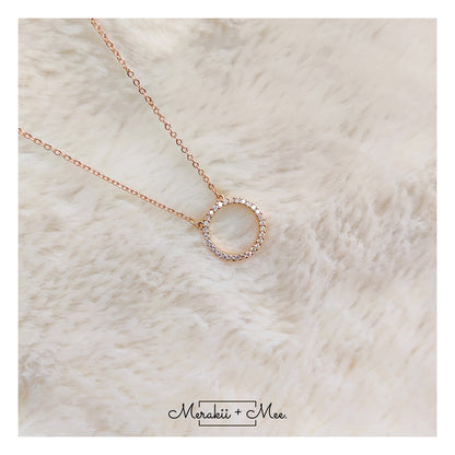 Diamond Circle Necklace