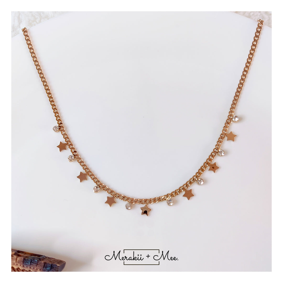 Stars & Diamond Necklace