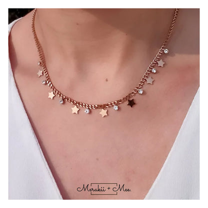 Stars & Diamond Necklace